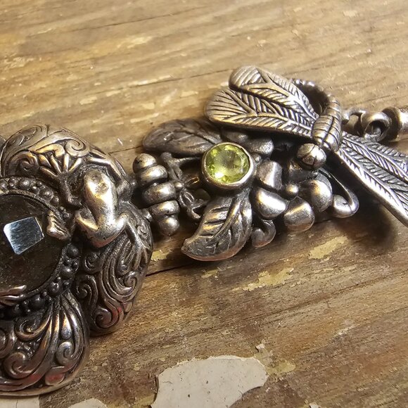 Frog/dragonfly bracelet - Picture 2 of 6